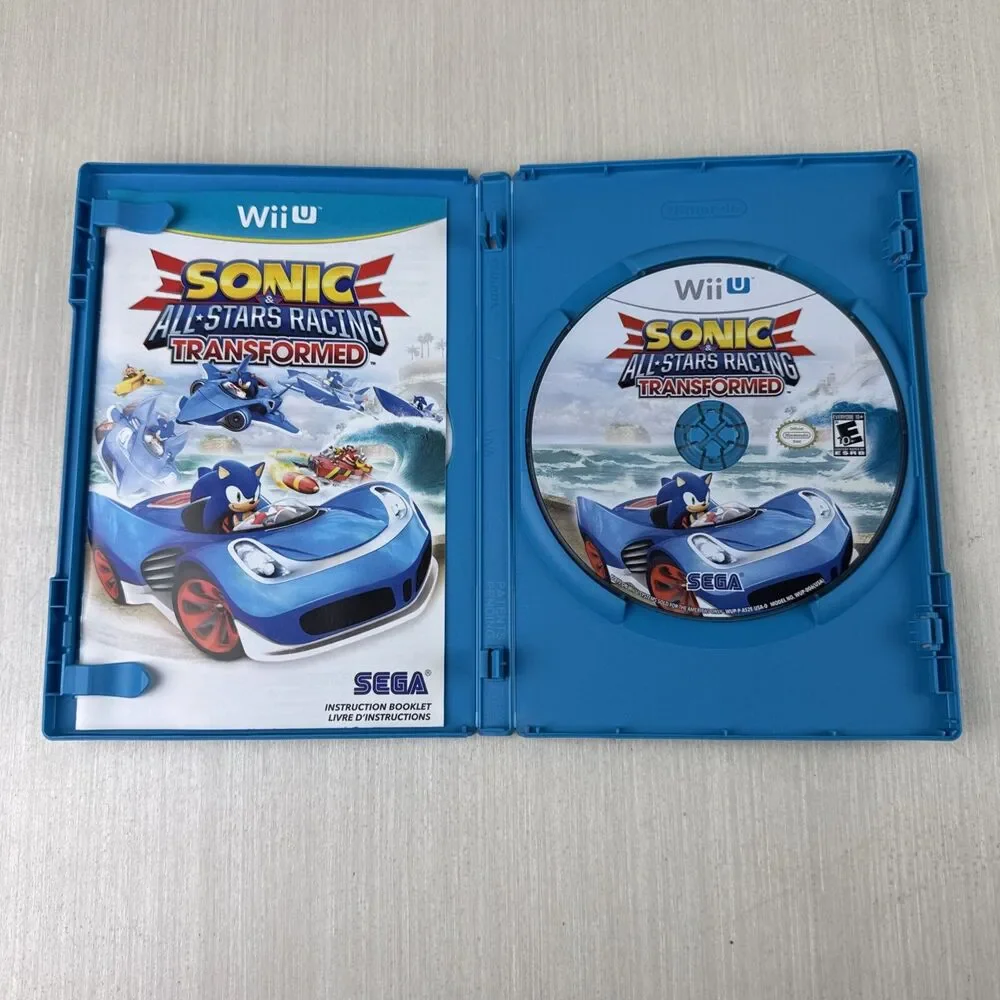 Sonic & All-Stars Racing Transformed (Nintendo Wii U, 2012)